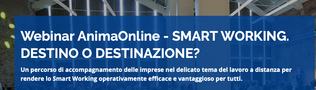 Smart working: destino o destinazione?